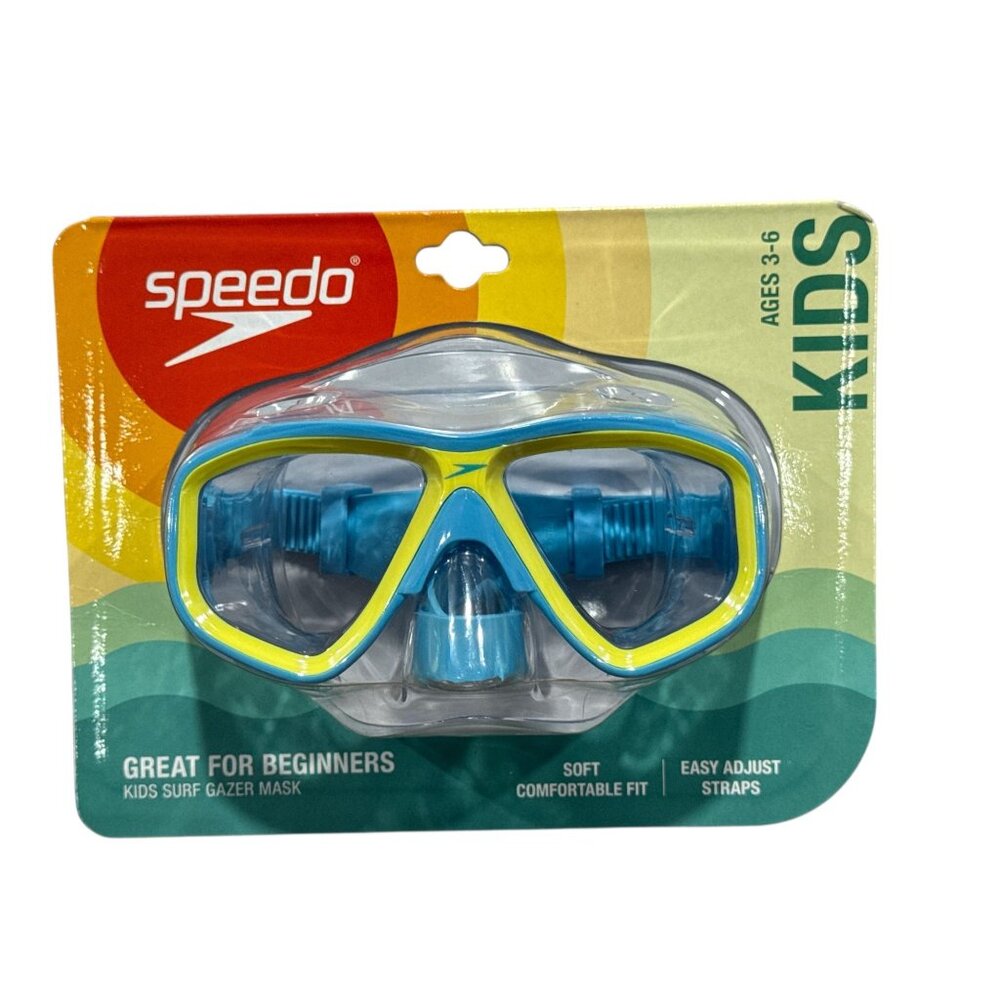 Speedo Endcap Kids' Mask: Swim Goggles for Ages 3-6